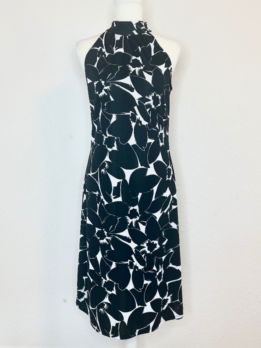 Michael Kors Halterneck Midi/ Maxi Dress, Size 8